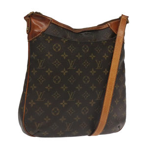 Louis Vuitton Monogram Crossbody Shoulder Bag Brown Tan